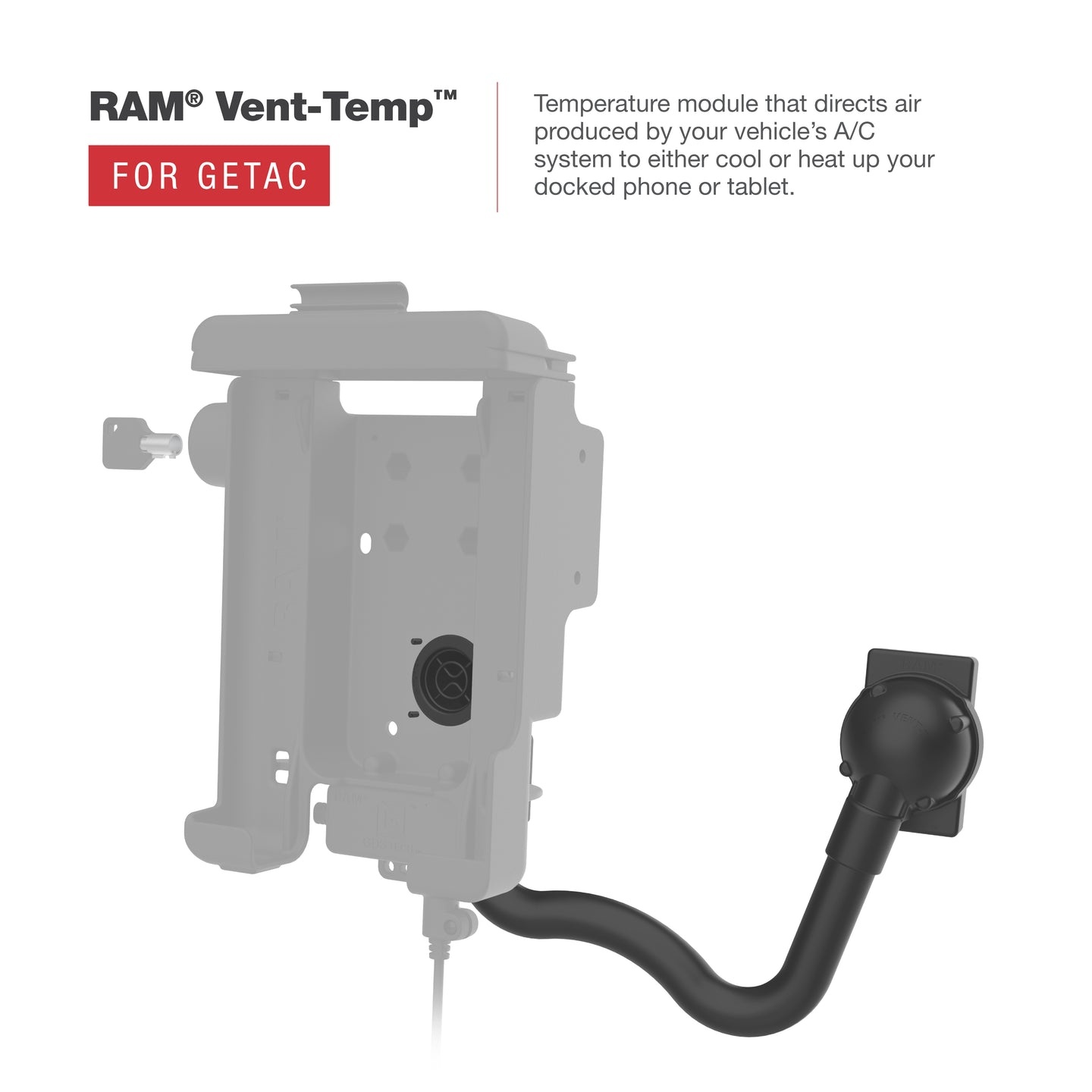 RAM MOUNT Soporte de montaje en superficie RAM Mounts | RAM-HOL-GE3FKLU