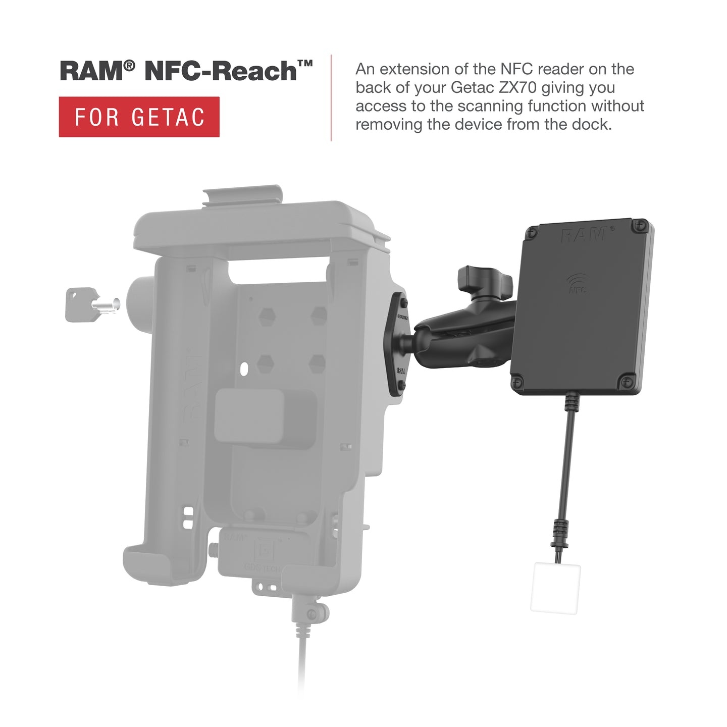 RAM MOUNT Soporte de montaje a medida RAM Mounts | RAM-HOL-GE3NKLU