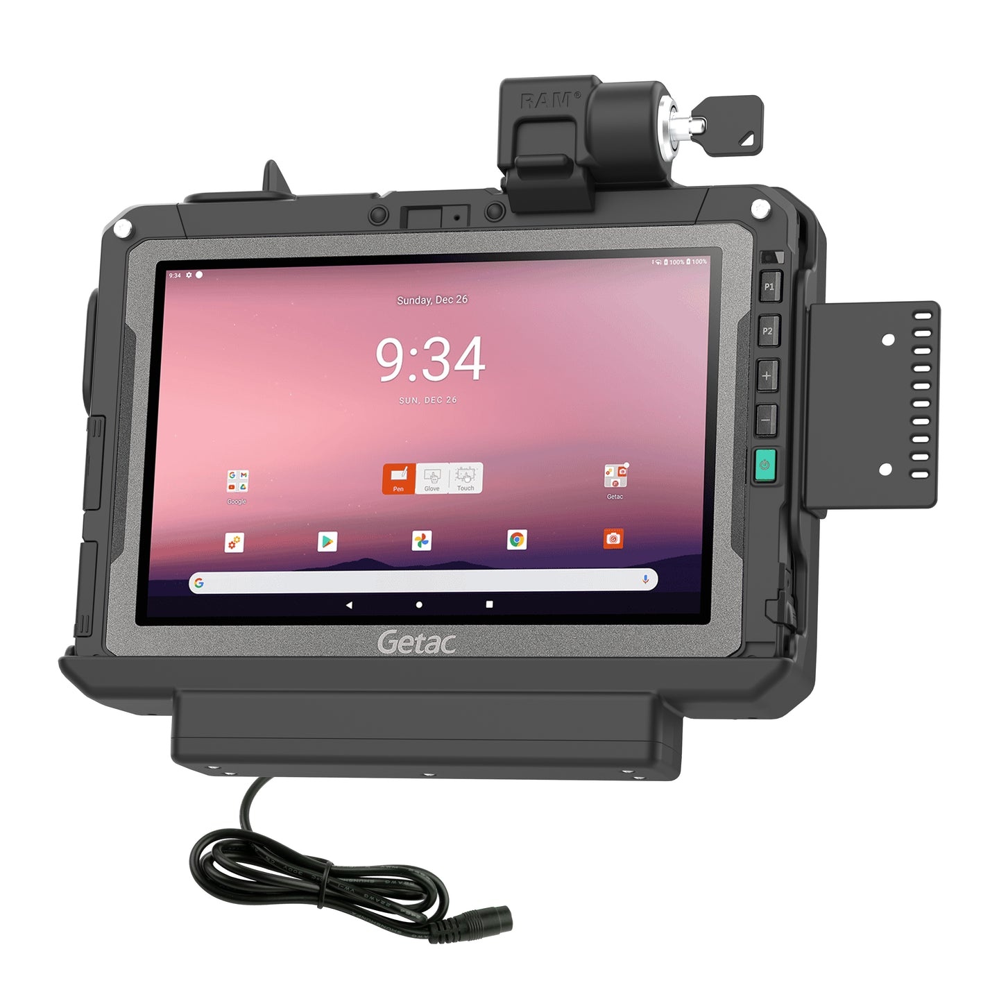 RAM MOUNT Estación de acoplamiento de montaje en superficie RAM Mounts | RAM-HOL-GE4PKLU