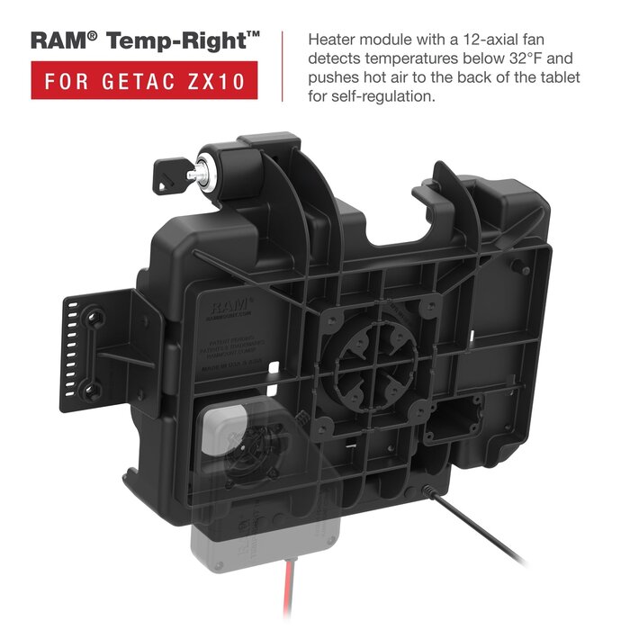 RAM MOUNT Estación de acoplamiento de montaje en superficie RAM Mounts | RAM-HOL-GE4PKLU
