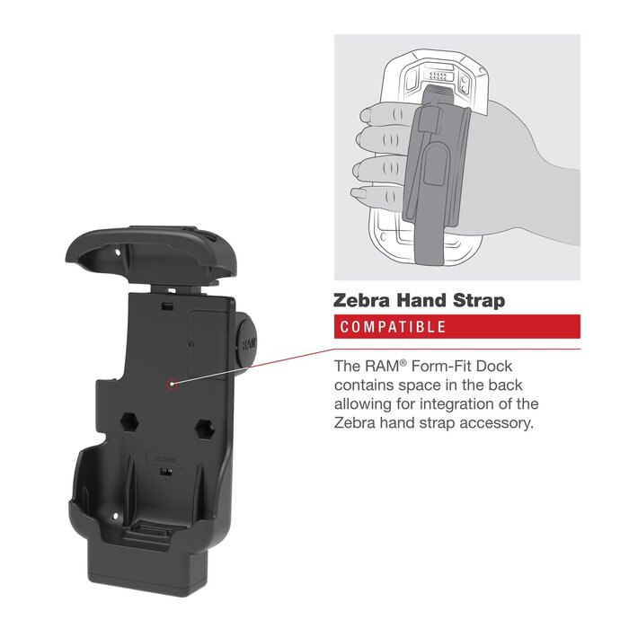 RAM Mounts Form-Fit Mounting Bracket | RAM-HOL-ZE17-NP-1U