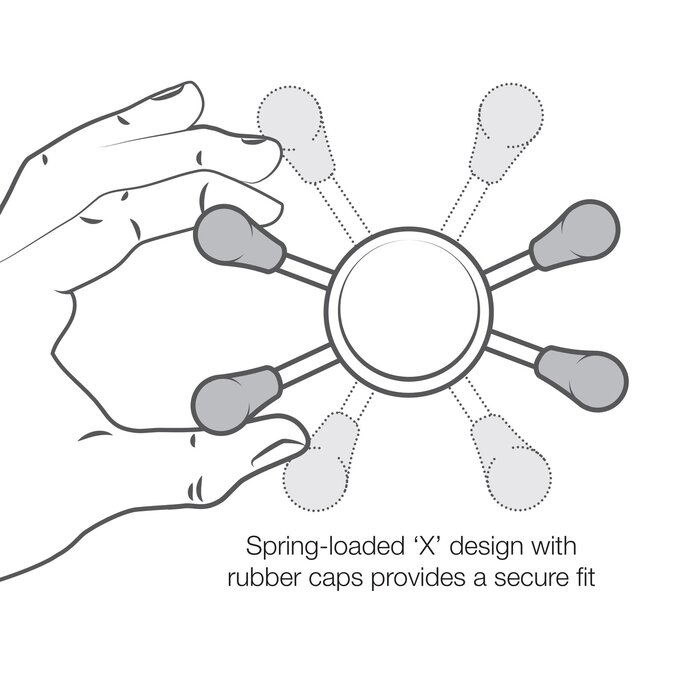 RAM Mounts Support de serrage X-Grip | RAM-HOL-UN7-400U