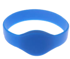 rfIDEAS BDG-WRIST-EMSB – EM-Armband aus Silikon, 74 mm, Blau