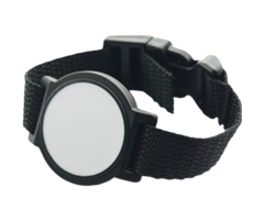 rfIDEAS BDG-WRIST-M-1K - Pulsera MIFARE 1K negra