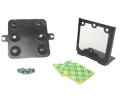 rfIDEAS KT-SHBKT - pcProx Black Flat & Angle Mounting Brackets