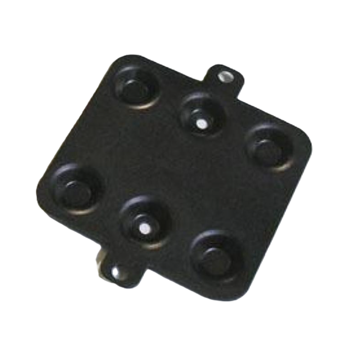 rfIDEAS KT-FLAT – flache schwarze pcProx-Montagehalterung