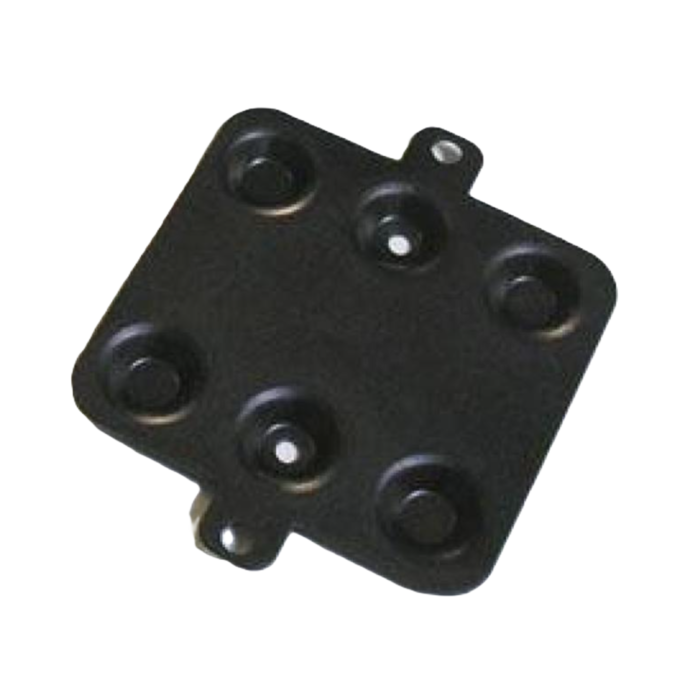rfIDEAS Soporte de montaje plano negro pcProx