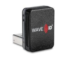 rfIDEAS pcProx Enroll 13.56MHz CSN Black Vertical USB Nano Reader ÿ