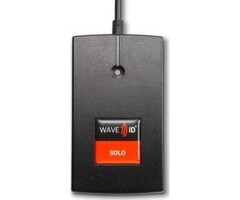 rfIDEAS WAVE ID Nano KeyStroke HID Prox Kundencode 75 Schwarzer horizontaler USB-Leser