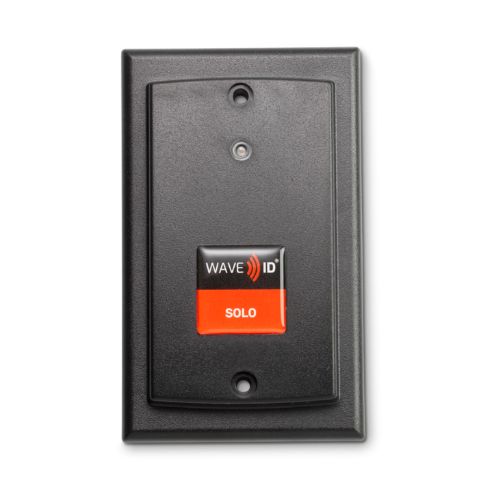 rfIDEAS Lector de proximidad pcProx Enroll HID de montaje en pared negro con toma de alimentación USB de 5 V y RS232