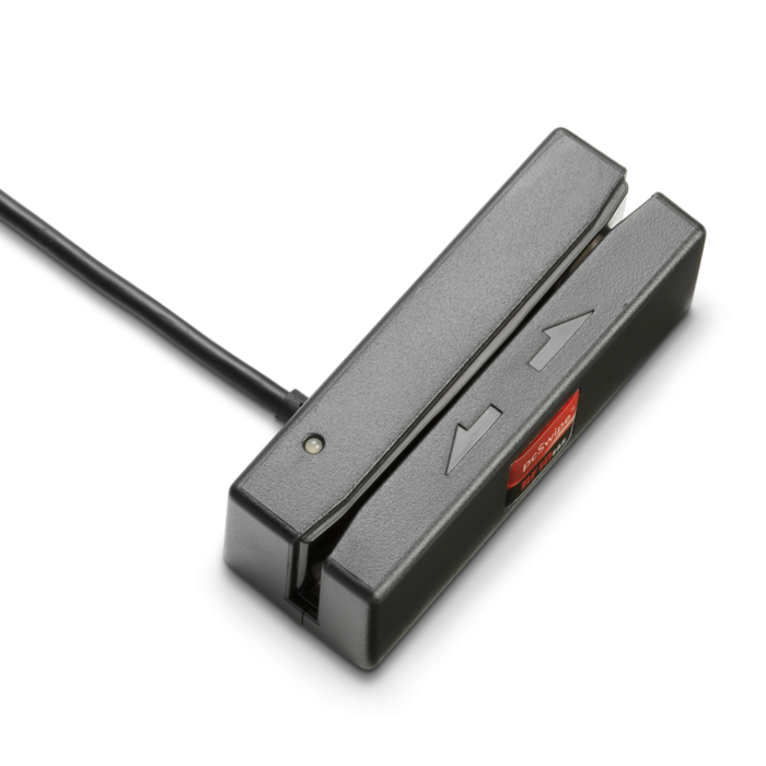 rfIDEAS Lector USB pcSwipe Enroll de banda magnética de 3 pistas, color negro