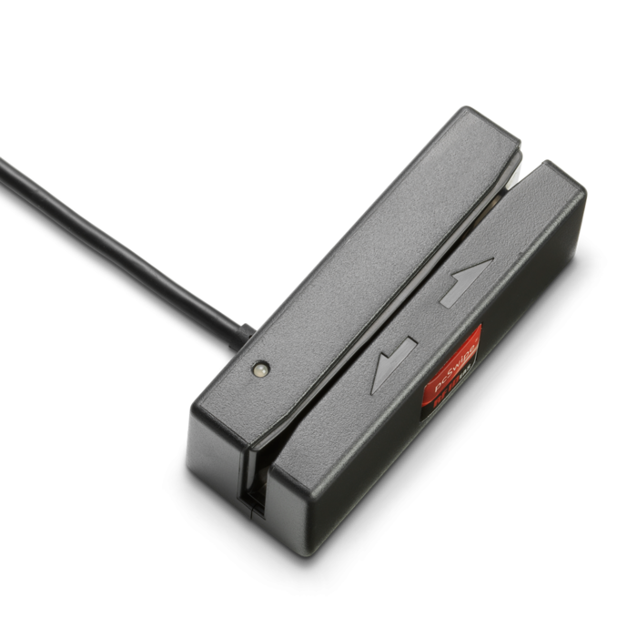 rfIDEAS pcSwipe Enroll Magstripe 3-Spur-USB-Lesegerät in Schwarz