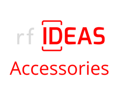 rfIDEAS KT-FLAT-MINI - Kit doppio blocco di montaggio WAVE ID nero mini