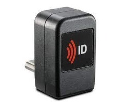 rfIDEAS WAVE ID Nano CCID 13,56 MHz CSN Schwarzer vertikaler USB-C-Leser