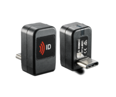 rfIDEAS RDR-70U1AKU - Lector de teclas WAVE ID Nano de 13,56 MHz con iCLASS SE y Seos, color negro