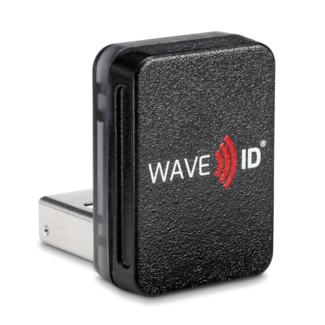 rfIDEAS RDR-6211AKU-V2 - WAVE ID Nano Keystroke CASI V2 Black Vertical USB Reader