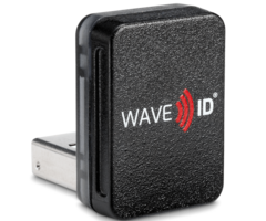 rfIDEAS RDR-6E11AKU-V2 - WAVE ID Nano Keystroke EM410x V2 Black Vertical USB Reader