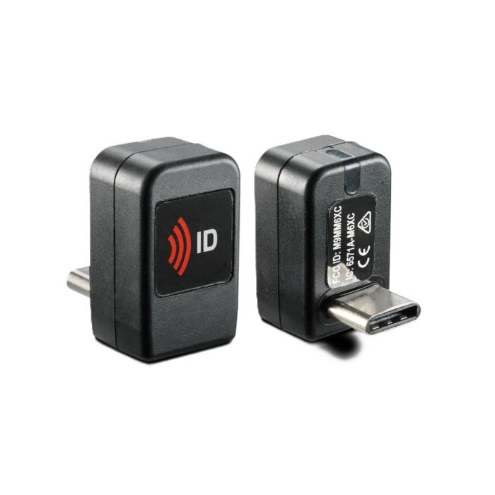 rfIDEAS RDR-6H11AKU-V2 - Lector USB vertical WAVE ID Nano Keystroke Hitag V2 negro