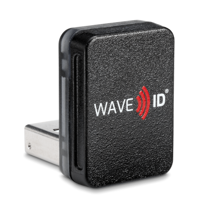 rfIDEAS RDR-7L11BKU – WAVE ID Nano KeyStroke LEGIC Schwarzer vertikaler USB-Leser