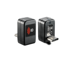 rfIDEAS RDR-75U2AKU - WAVE ID Nano SDK 13.56MHz CSN Black Vertical USB-C Reader