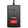 RDR-80MW1AKU - Lector USB de pared seguro MIFARE WAVE ID Plus Keystroke, color negro