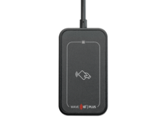 rfIDEAS RDR-80032BKU-V2-C16 - WAVE ID Plus Mini SDK iClass ID/SE/SEOS 16in Black USB Reader