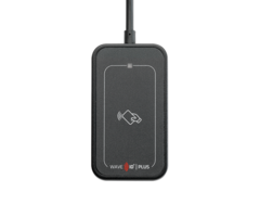 rfIDEAS WAVE ID Plus Mini SDK iClass ID/SE/SEOS Black USB Reader