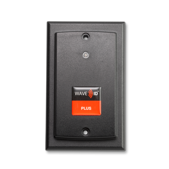 rfIDEAS WAVE ID Plus Surface Mount Black 9v ext p.s. RS-232 Reader