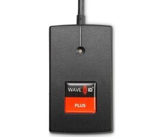 rfIDEAS RDR-800W1BKE-P - Lector Ethernet POE TCP/IP negro de montaje en superficie WAVE ID Plus con iCLASS ID