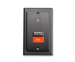 rfIDEAS RDR-800W1BKB-P - WAVE ID Plus con iCLASS e Seos Lettore EtherNet/IP PoE nero a montaggio superficiale