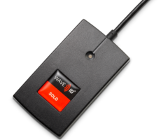 rfIDEAS RDR-7L81AKU-C06 - Lector USB WAVE ID Solo Keystroke V2 LEGIC CSN Negro - 6 USB