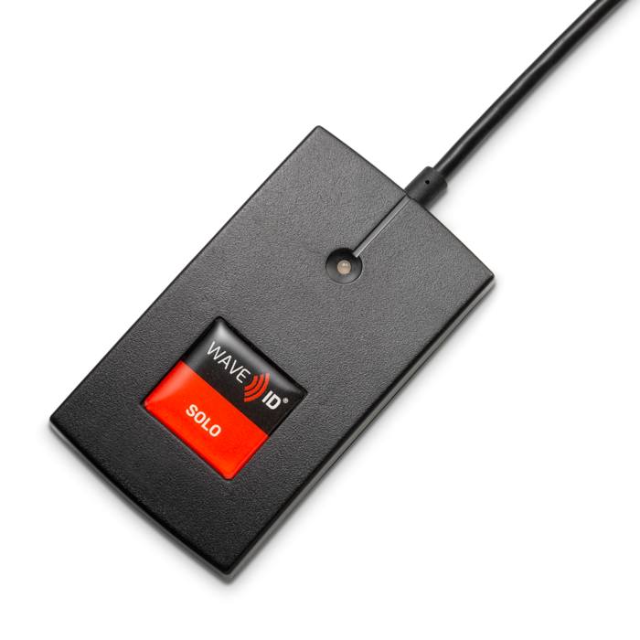rfIDEAS RDR-7L81AKU-C06 - Lector USB WAVE ID Solo Keystroke V2 LEGIC CSN Negro - 6 USB