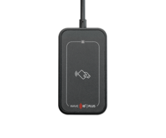 rfIDEAS RDR-80M31AKU - WaveID Plus Mini with Mifare Secure Black Keystroking USB reader