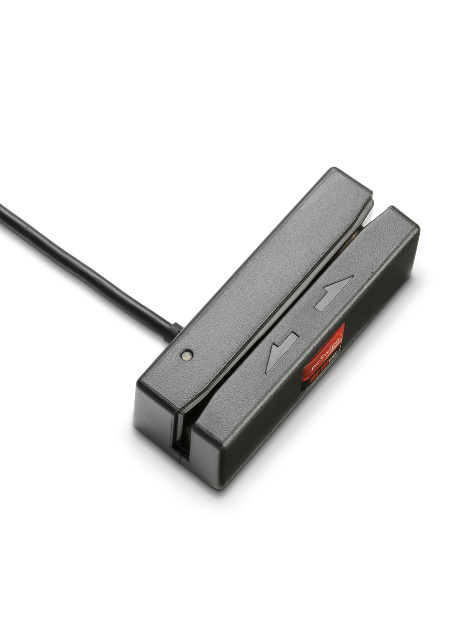 rfIDEAS pcSwipe Enroll Magstripe 3 track Black USB Reader 6 in cable