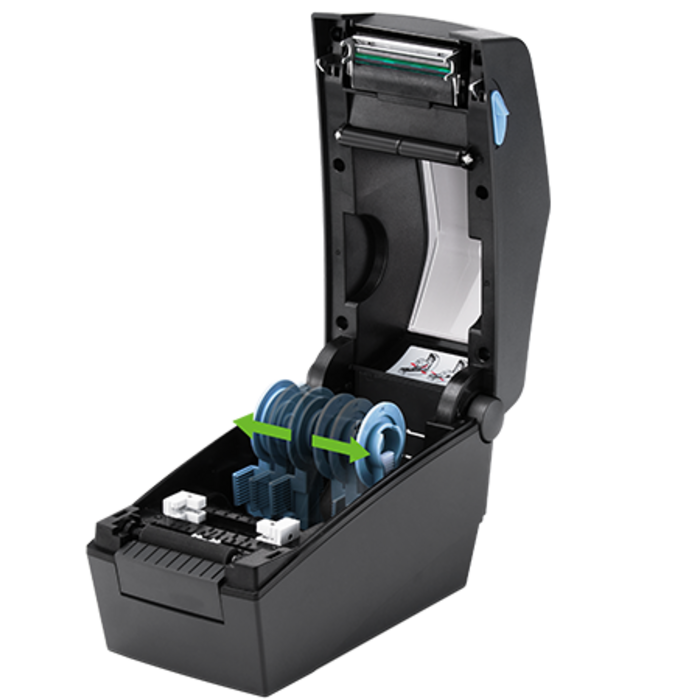 BIXOLON SLP-DX220G/BEG- BIXOLON SLP-DX220, 8 Punkte/mm (203 dpi), USB, USB-Host, RS232, dunkelgrau