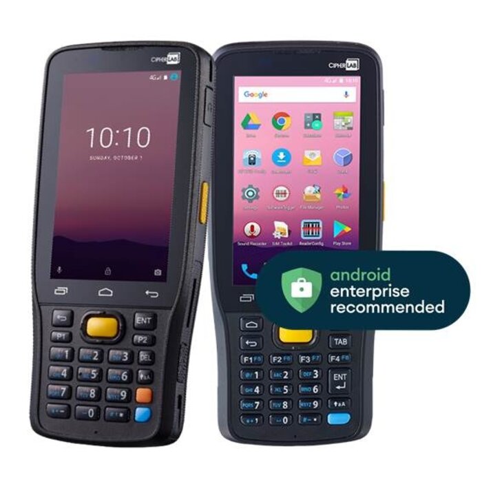 AK25NMLDFNSP1 - CipherLab RK25, 2D, RM, 10,5 cm (4''), Bluetooth (BLE), Wi-Fi, 4G, Android, RB