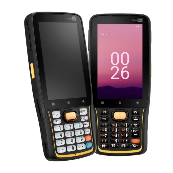 AK266A4DNNG41- CipherLab RK26-serie, 2D, SE5500, 10,5 cm (4''), num., USB-C, BT, Wi-Fi, NFC, Android, GMS