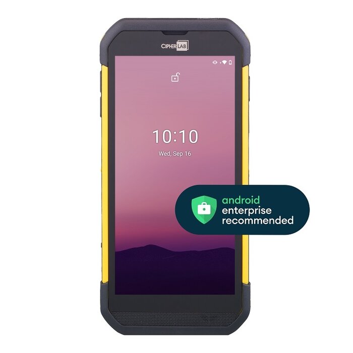 AS3574RF1EUG1 - CipherLab Serie RS35, 2D, SE4770, 14 cm (5,5''), USB-C, Bluetooth (BLE), Wi-Fi, NFC, Android, GMS