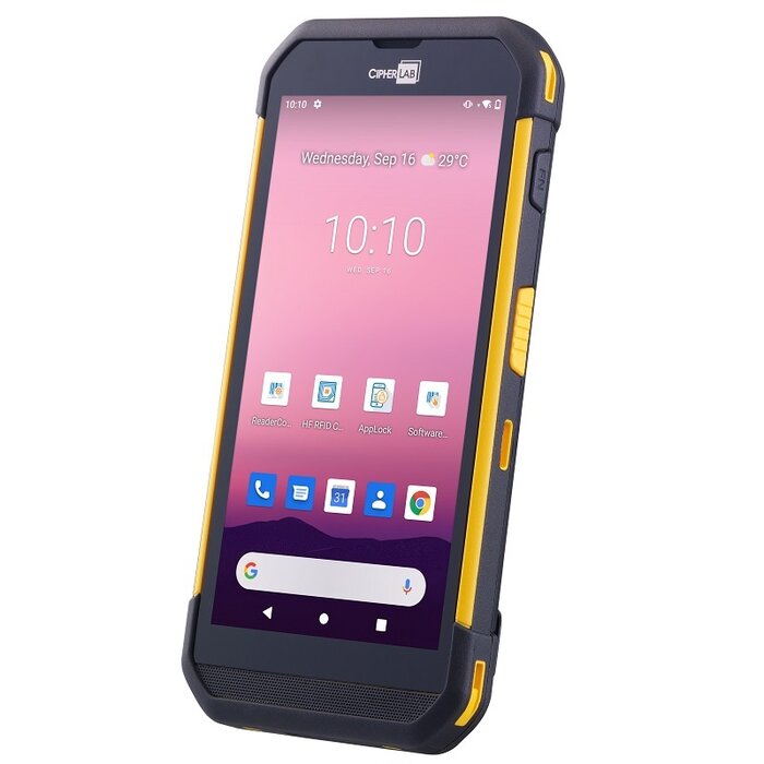 CIPHERLAB CO., LTD. Série CipherLab RS35, 2D, SE4770, 14 cm (5,5''), USB-C, BT (BLE), Wi-Fi, NFC, Android, GMS, 0 x 0 x 0 cm