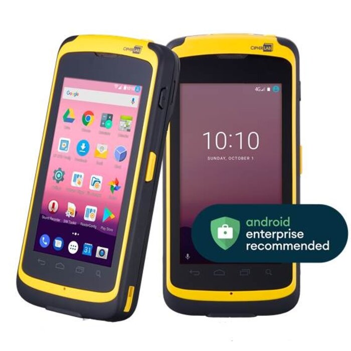 AS51E2BG5Q401- CipherLab RS51, 2D, 11,9 cm (4,7''), GPS, RFID, BT, Wi-Fi, 4G, NFC, Android, GMS