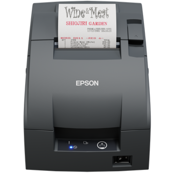EPSON C31CL27102F2- Epson TM-U220IIB, ERC38B, snijplotter, LPT, donkergrijs