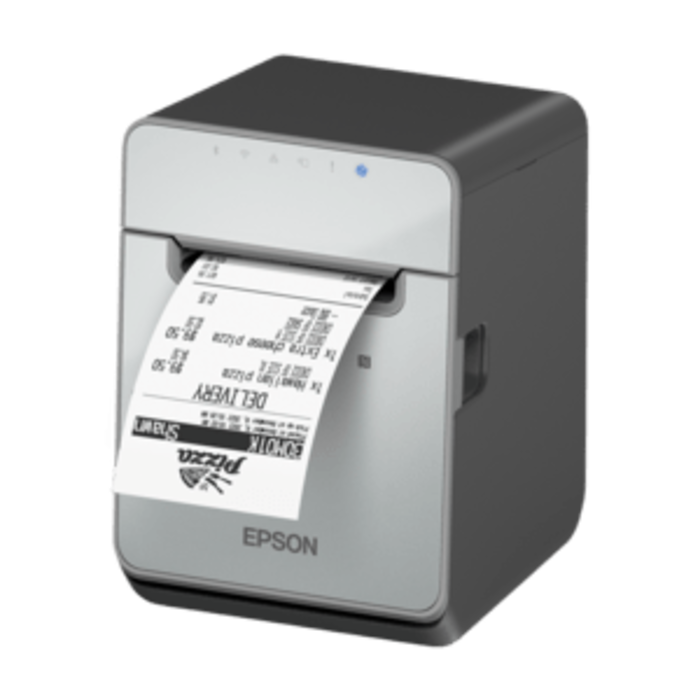 EPSON Epson TM-L100, 8 dots/mm (203 dpi), cutter, linerless, USB, RS232, Ethernet, black