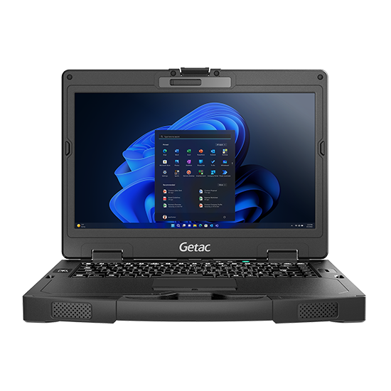 GETAC Getac S410, 35.5cm (14''), IT-layout, USB, USB-C, RS232, BT, Ethernet, Wi-Fi, Intel Core i5, SSD, Win. 11 Pro