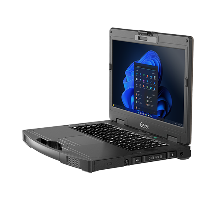 GETAC Getac S410, 35.5cm (14''), IT-layout, USB, USB-C, RS232, BT, Ethernet, Wi-Fi, Intel Core i5, SSD, Win. 11 Pro