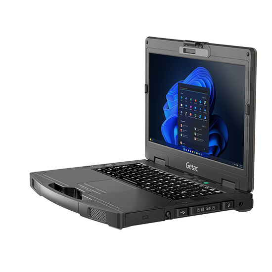 GETAC Getac S410, 35.5cm (14''), IT-layout, USB, USB-C, RS232, BT, Ethernet, Wi-Fi, Intel Core i5, SSD, Win. 11 Pro