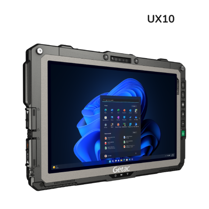 GETAC USEE64VIX4XX- Getac UX10G3, harde handgreep, 25,7 cm (10,1''), GPS, USB, BT, Wi-Fi, 4G, Intel Core i7, SSD, Win. 11 Pro