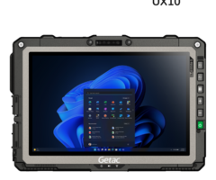 GETAC US1154VIX3XX- Getac UX10G3, 25,7 cm (10,1''), GPS, USB, USB-C, BT, WLAN, 4G, SSD, Win. 11 Pro
