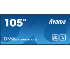 IIYAMA LH10551UWS-B1AG- iiyama LH10551UWS-B1AG, 24h/24 et 7j/7, 5K, USB, USB-C, Ethernet, kit (RS232)