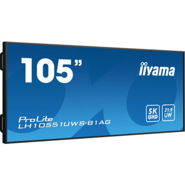 IIYAMA LH10551UWS-B1AG- iiyama LH10551UWS-B1AG, 24h/24 et 7j/7, 5K, USB, USB-C, Ethernet, kit (RS232)