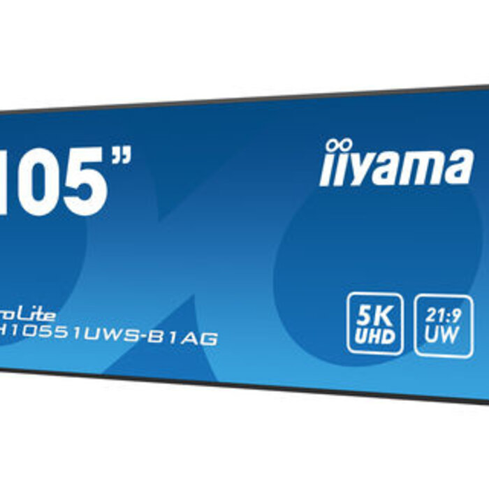 IIYAMA LH10551UWS-B1AG- iiyama LH10551UWS-B1AG, 24h/24 et 7j/7, 5K, USB, USB-C, Ethernet, kit (RS232)